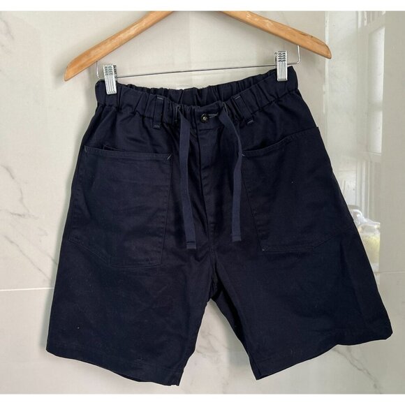 POST O'Alls Short Blue Bermuda Cotton Size Small - Picture 2 of 8